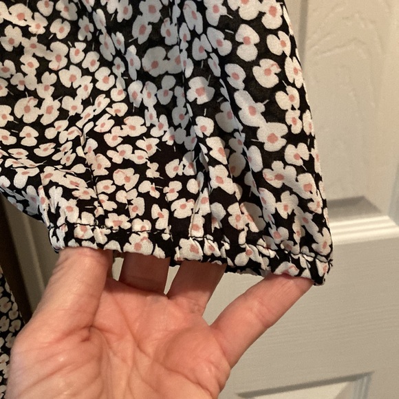 EUC A Pea in the Pod floral maternity dress size XS long puffy sleeve - Picture 4 of 8